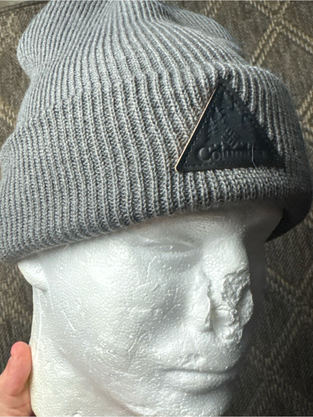 Columbia Sage Gray Unisex Beanie Winter Hat Knit One Size NWT